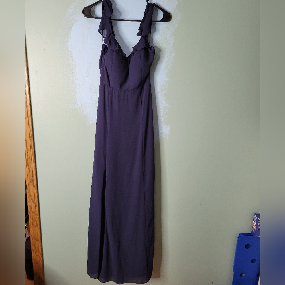 Bhldn Anthropologie Navy Strappy Dianna Dress Size M